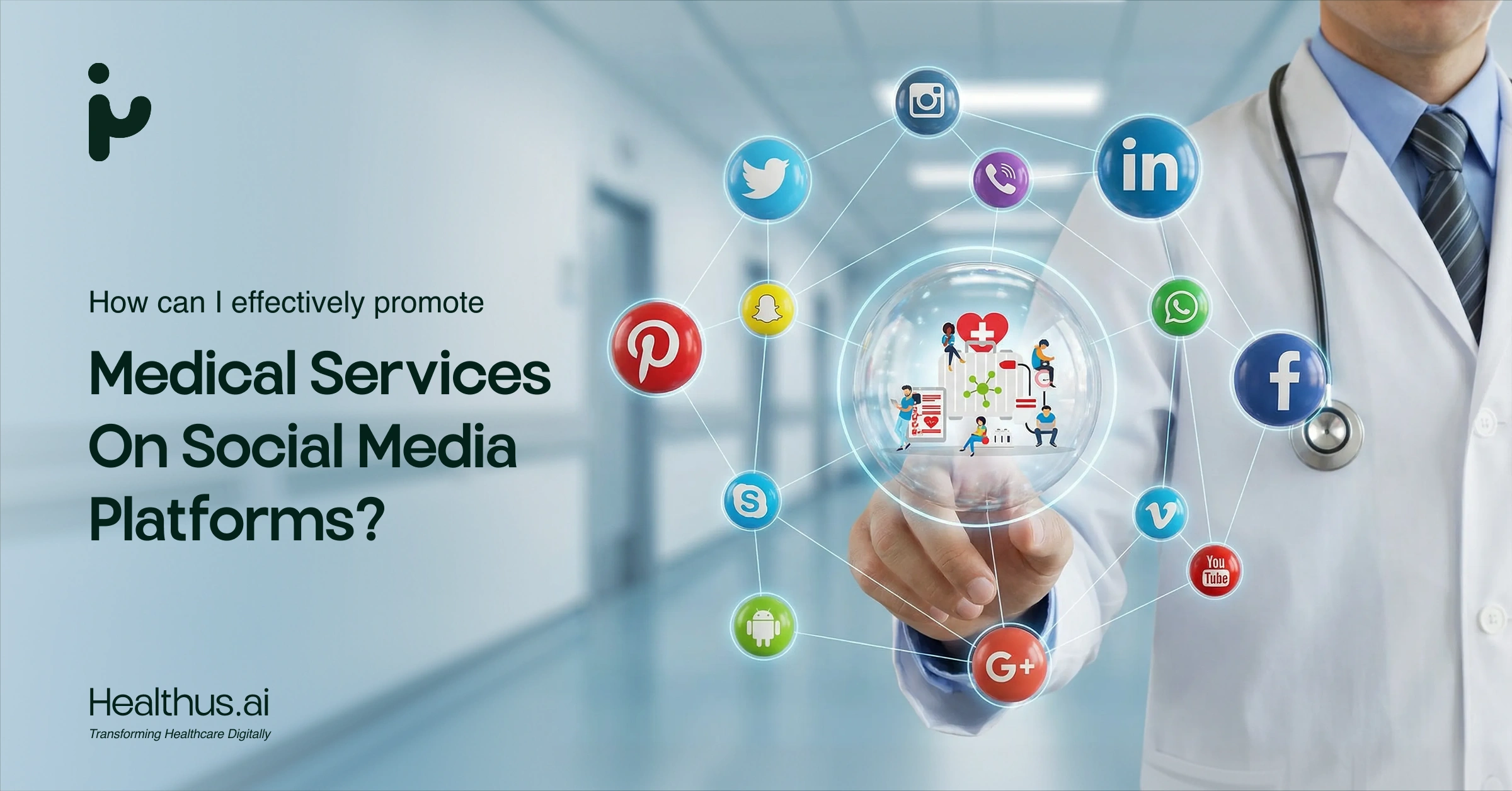 How can I effectively promote medical services on social media platforms?